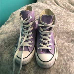 Lavender Converse High top